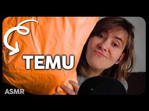 ASMR UNBOXING Paquete de TEMU con Muchas Cositas absurdas! | HAUL Temu