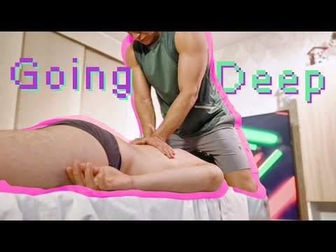 Deep Tissue Massage for Athlete's Recovery | Helping Volleyball Player with his Knee & Shoulder Pain