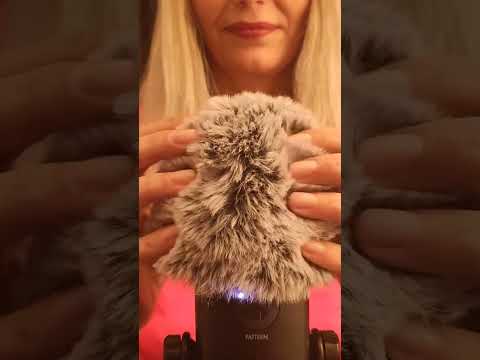 Let me help you relax! ASMR fluffy mic #asmr