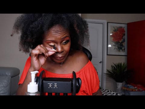 Taking Off Makeup ASMR Oil Cleansing Burt's Bees