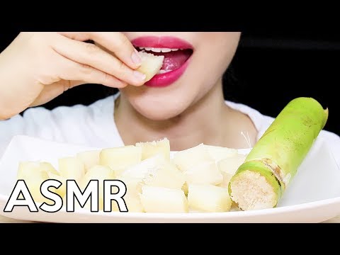 ASMR SUGAR CANE Eating Sounds 사탕수수 리얼사운드 먹방