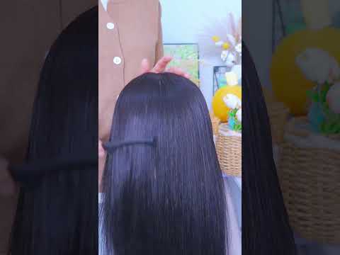 hair care asmr and hair play