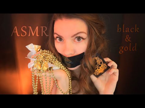 Черные и золотые асмр триггеры 🖤💛 Black & gold asmr triggers