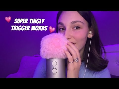 Tingly Trigger Words ASMR 💗(super relaxing) 