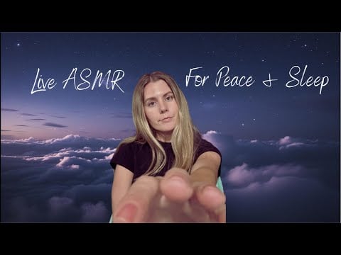 Live ASMR for Peace (Bible Whispering, tapping, hair brushing, personal attention)