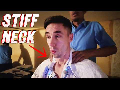 He Found Pressure Points in My Neck I Didn’t Know I Had 🇰🇭 | ASMR Massage