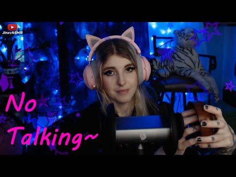 No Talking, Just Tingles (humming, massage, & more) | Jinxy ASMR