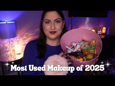 ASMR My Most Used Makeup Products of 2025💄🌟