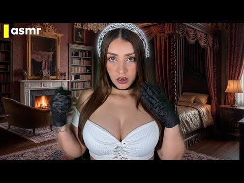 Tu SIRVIENTA te cuida, te mima y no deja que te muevas 💞 | ASMR