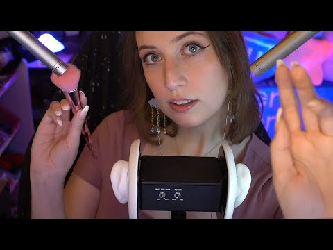 🔴Live ASMR 💖New Mics!!! 🎙Classic Triggers ✨ Hand Movements, Personal Attention, Humming,