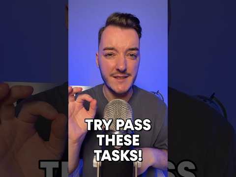 Can You Pass These Simple Tasks? #asmr