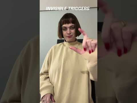 Invisible triggers asmr #asmr #shorts #visualtingle