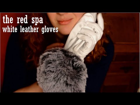 ASMR my first REAL LEATHER gloves trigger compilation (inaudible, tapping, shh, scratching, cupping)