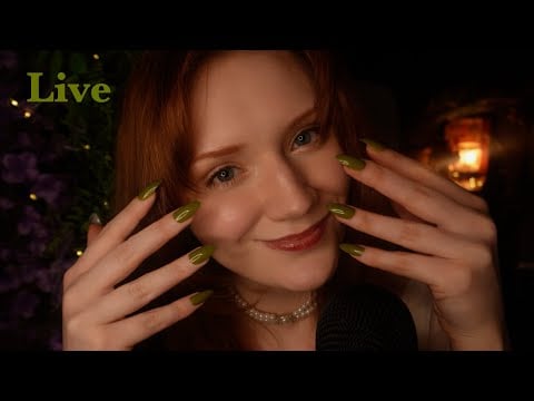 ASMR Mouth sounds,Mic scratching,Kisses, Spit painting,Light gloves Inaudible whisper, Thunderstorm🥰