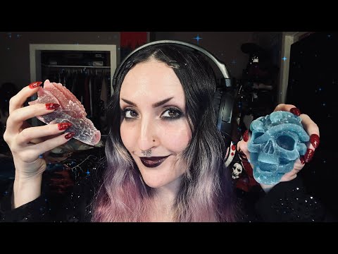 ASMR | Trying Silky Gem Edible Crystals | #asmr