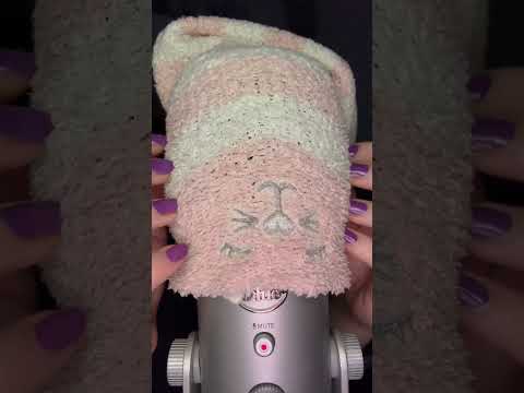 ASMR WITH FLUFFY SOCKS? #asmrbrainmassage #asmrintense #asmrmicscratching #shorts