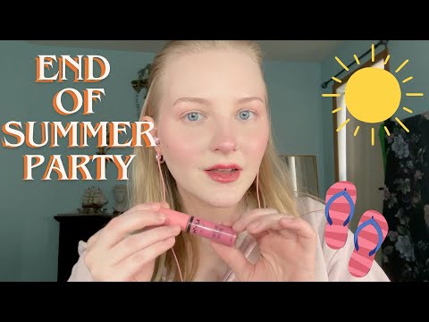 Bestie Does Ur Makeup for End of Summer Party☀️⛱️🥂