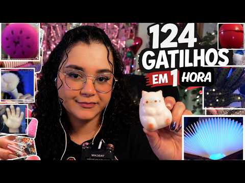 ASMR PARA PESSOAS QUE SE DISTRAEM RÁPIDO | 124 TRIGGERS EM 1 HORA