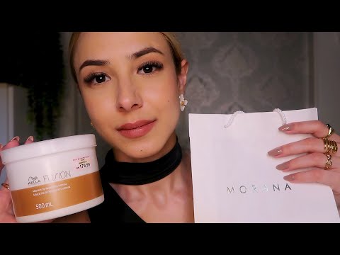 ASMR - MOSTRANDO COMPRINHAS DE ACESSÓRIOS E FARMÁCIA 💸