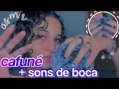 asmr | te fazendo cafuné com sons de boca 🤍