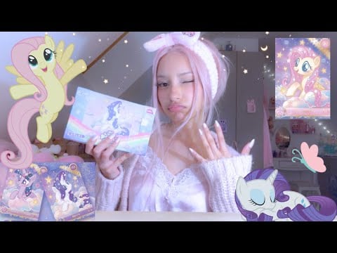 ASMR | Unboxing My Little Pony Kayou Blind Box Trading cards 🌙☁️