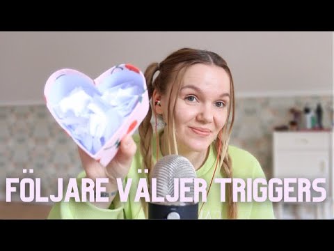 ASMR på svenska - Jag gör era favorit triggers i 50 min!!😍 (Tapping, scratching, mouth sounds osv)
