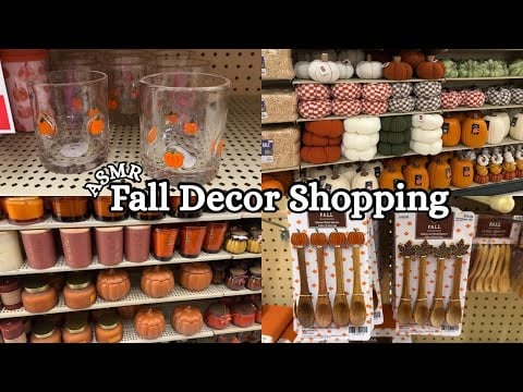 ASMR Fall Shopping at Hobby Lobby 🐿️🍂(Whispered Voiceover)