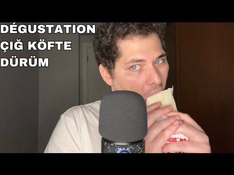 ASMR Français : DÉGUSTATION ÇİĞ KÖFTE DÜRÜM 🌯