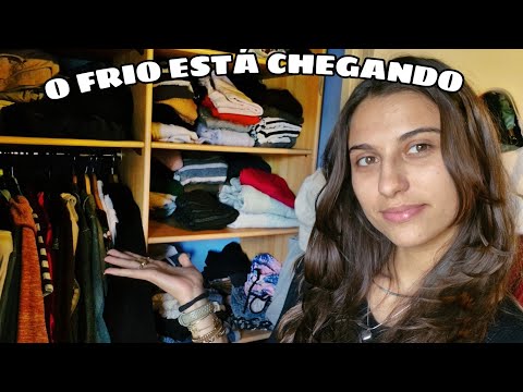 ASMR ARRUMANDO ROUPAS DE INVERNO✨️🧥