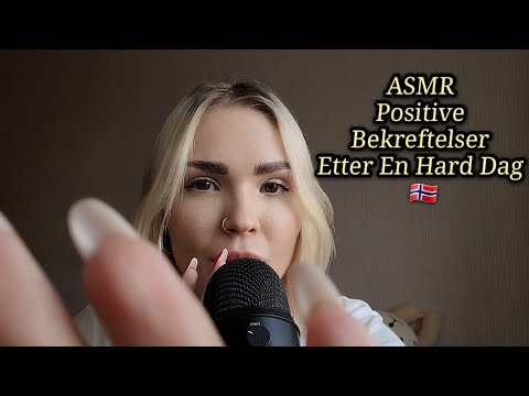 ASMR Positive Affirmations After a Hard Day in Norwegian/På Norsk