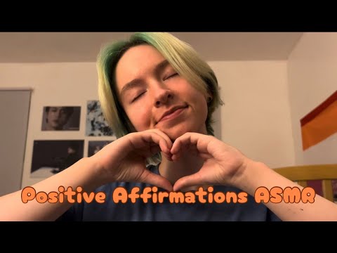 ASMR positive affirmations | up close personal attention :)