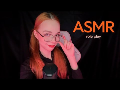 АСМР Ролевая игра учитель и ученик | звуки рук, близкий шёпот |role-playing game teacher and student