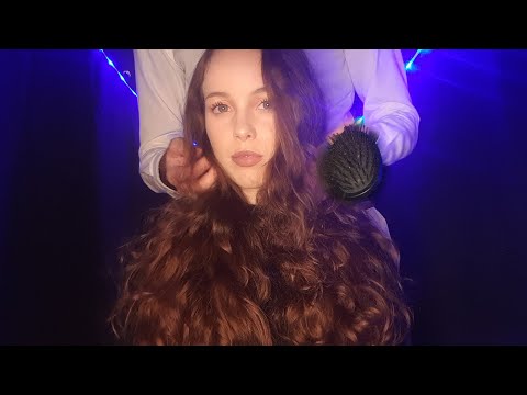 Real ASMR Head Scratching & Hair Brushing Scalp Massage For Sleep