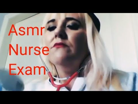 ASMR NURSE EXAM (post operation)