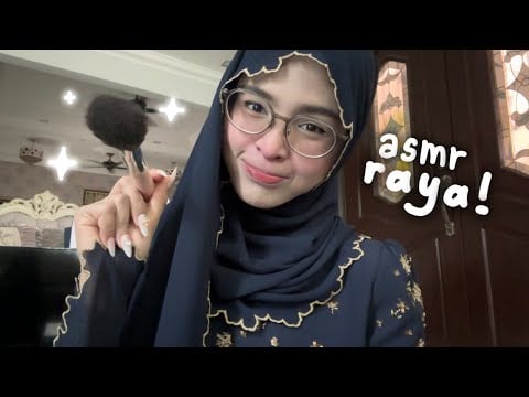 Hari Raya ASMR 🌙 Soft Glam Makeup On You 😚★