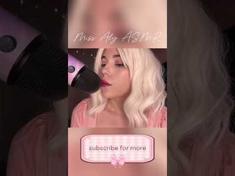 tingly mouth sounds 👄 #asmr #tingles