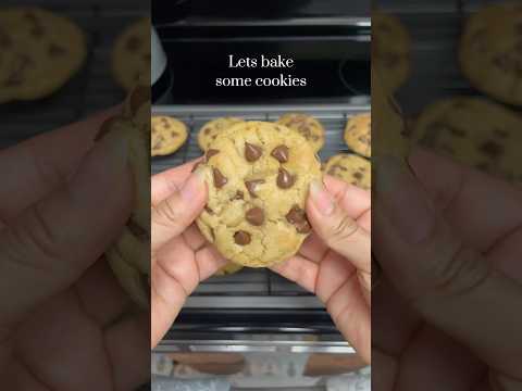 ASMR baking chocolate chip cookies 🍪#asmr #lofiasmr #food