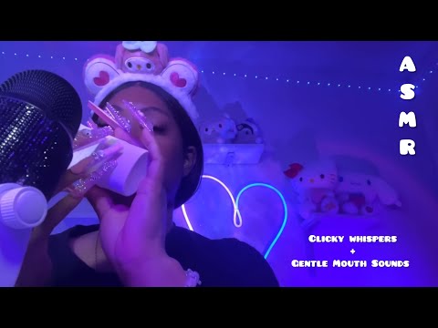 ASMR Do My Nails With Me | Chit Chatty Clicky Whispers & Gentle Mouth Sounds