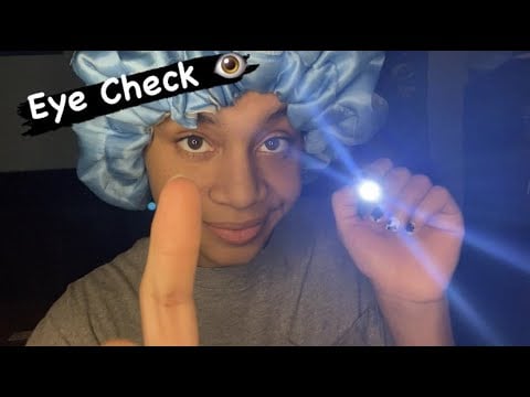 ASMR - Eye Test (Irina)