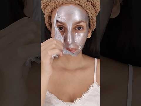 Probando mascarilla para poros #asmr