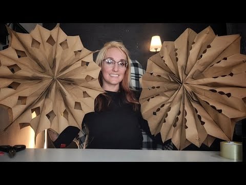 ASMR | Making Giant Snowflakes | Inspired Bonus Video 
