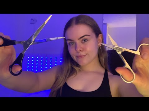 ASMR Fast and Aggressive Haircut 5 Minutes ✂️ (personal attention, invisible scissors)