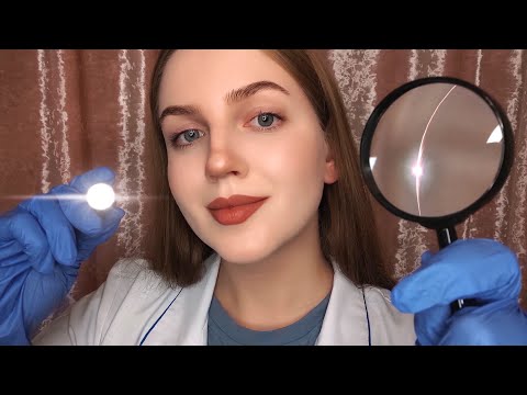 ASMR Detailed Face Exam. Medical Roleplay