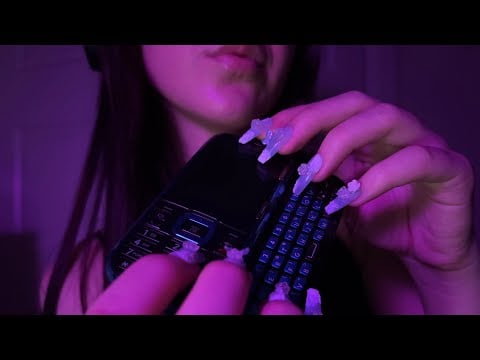 [ASMR - No Talking] Mouth Sounds layered with phone ASMR 😴 