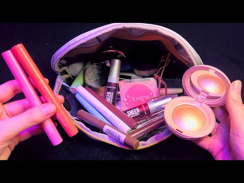 ASMR Makeup Bag Show and Tell (Whispered)