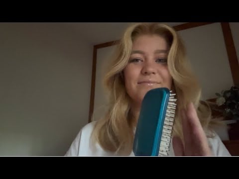 LOFI ASMR: Brushing your hair for the day 🎀✨🤍