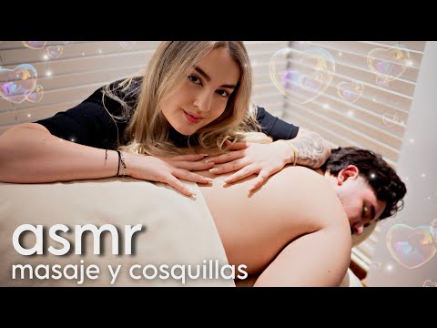 asmr español - Masaje y Cosquillas INTENSAS en espalda asmr MUY RELAJANTE Ale ASMR