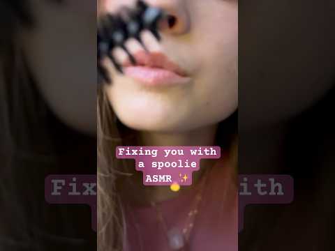 Spoolie nibbling & fixing 💗 • ASMR •