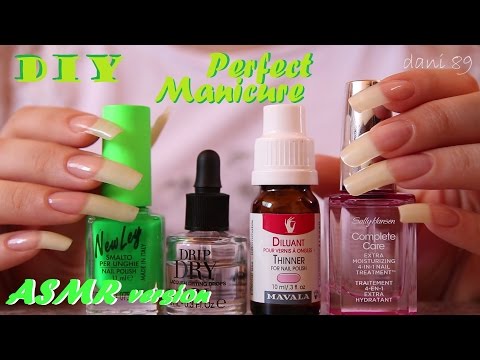 🎤 ASMR [binaural italian whispering] 🎧 : NAIL CARE routine (part 2: polishing green FLUO nails) 💅