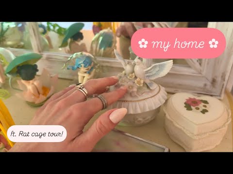 ✿ lofi asmr ✿ a whimsy fairy apartment tour🌿🌸🧚(with whispers!)